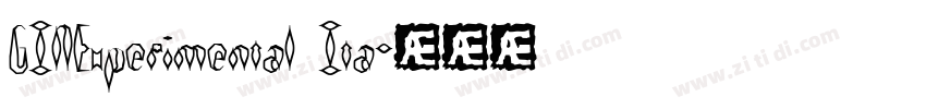 GINExperimental Ita字体转换